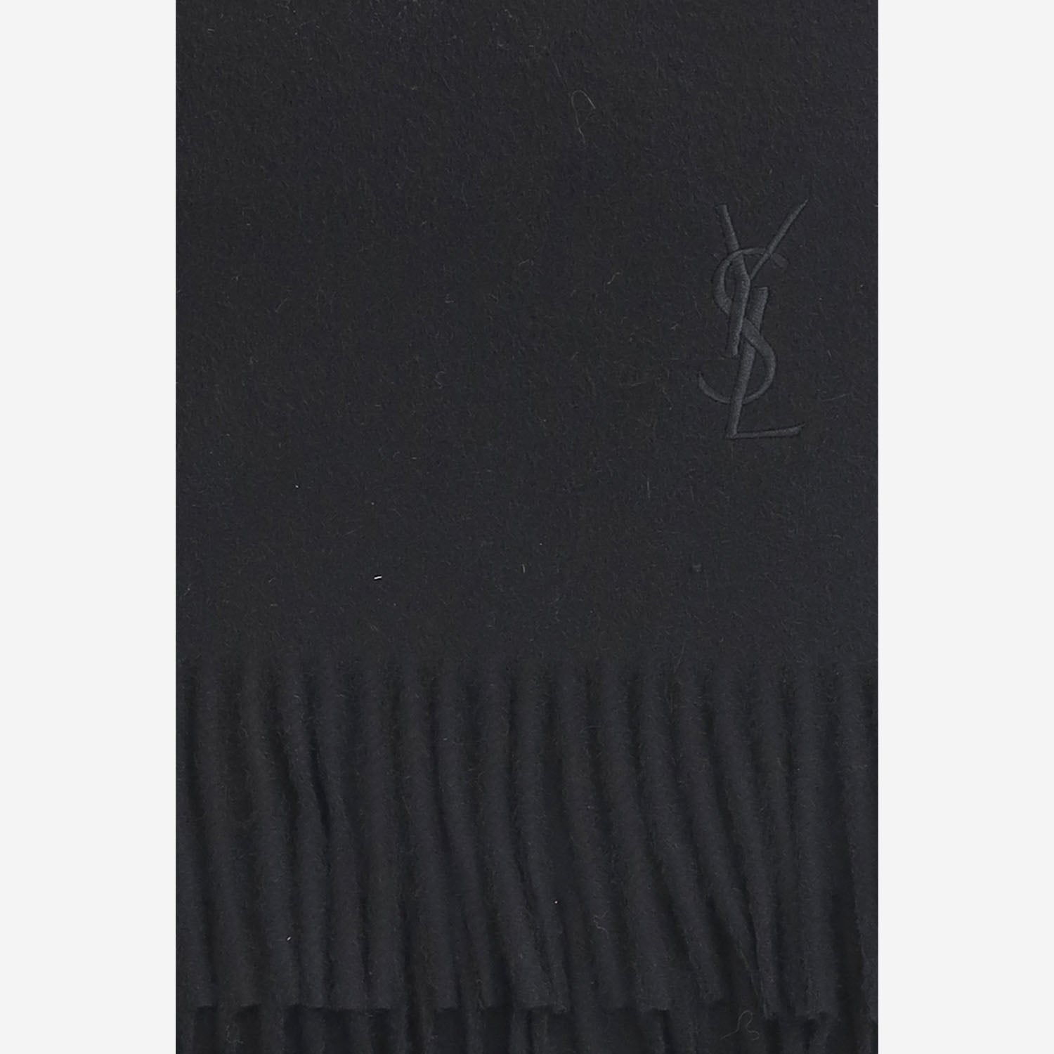 SCIARPA IN CASHMERE CON LOGO A006VO 3Y2011000 SAINT LAURENT 