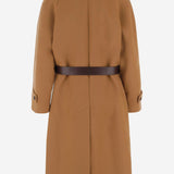 Cappotto balmacaan in lana A007HY Y1O732577 SAINT LAURENT 