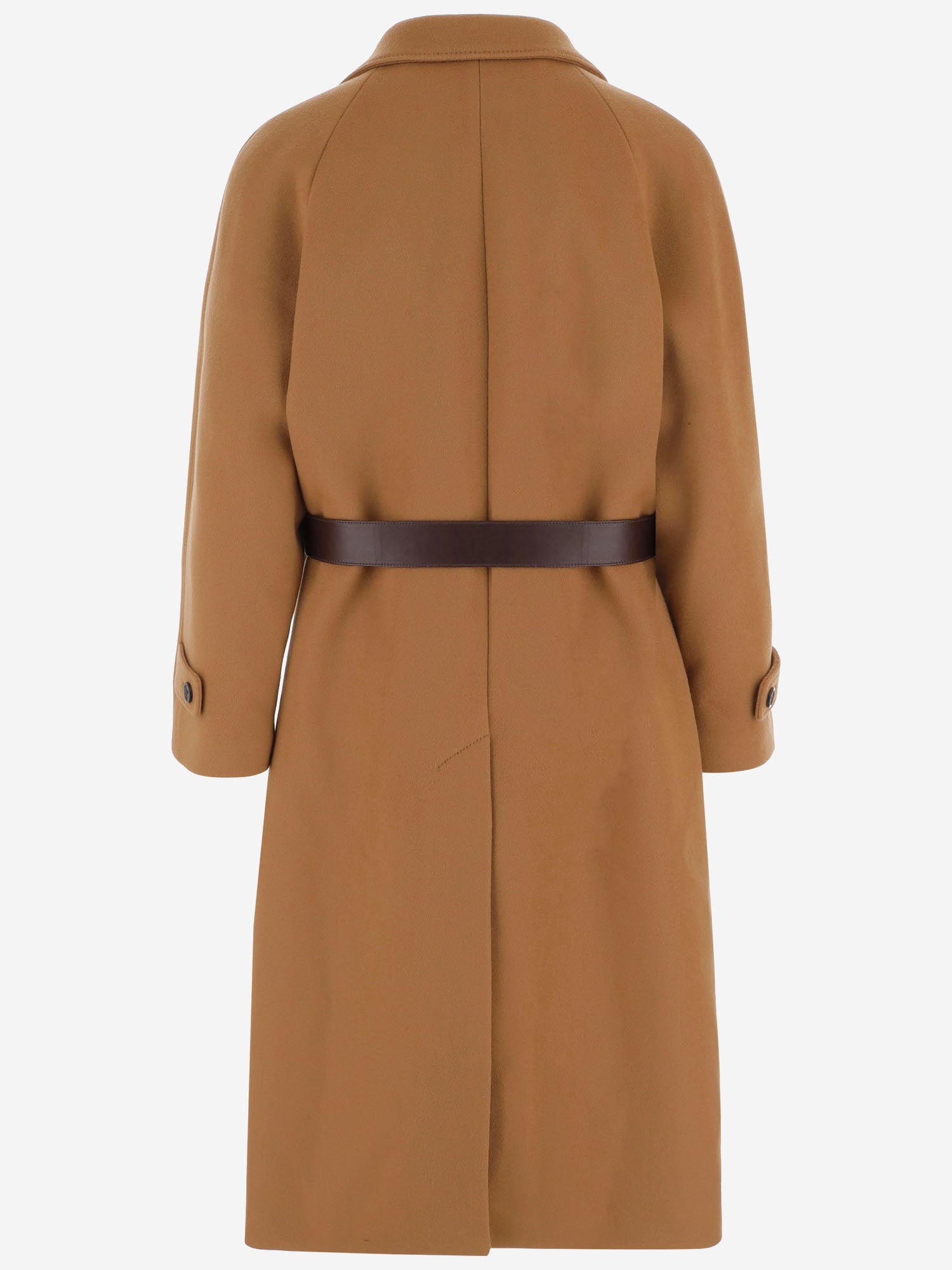 Cappotto balmacaan in lana A007HY Y1O732577 SAINT LAURENT 