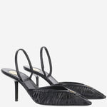 DÉCOLLETÉ FOLIE IN PELLE LISCIA E FAUX PITONE A007LS AAHDI1000 SAINT LAURENT 
