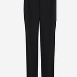 PANTALONI IN SATIN CRÊPE A RIGHE A007RL Y5L951000 SAINT LAURENT 