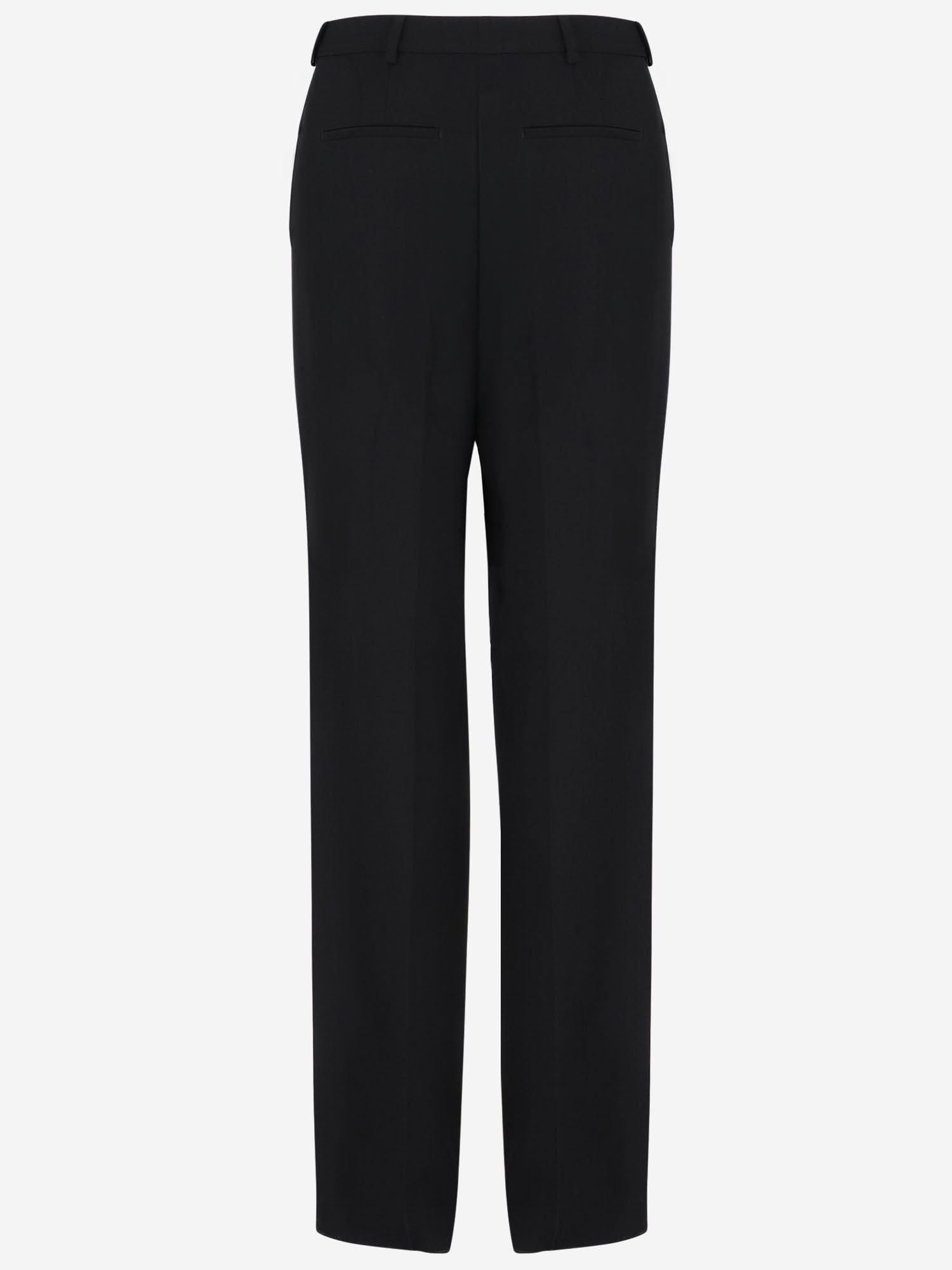 PANTALONI IN SATIN CRÊPE A RIGHE A007RL Y5L951000 SAINT LAURENT 