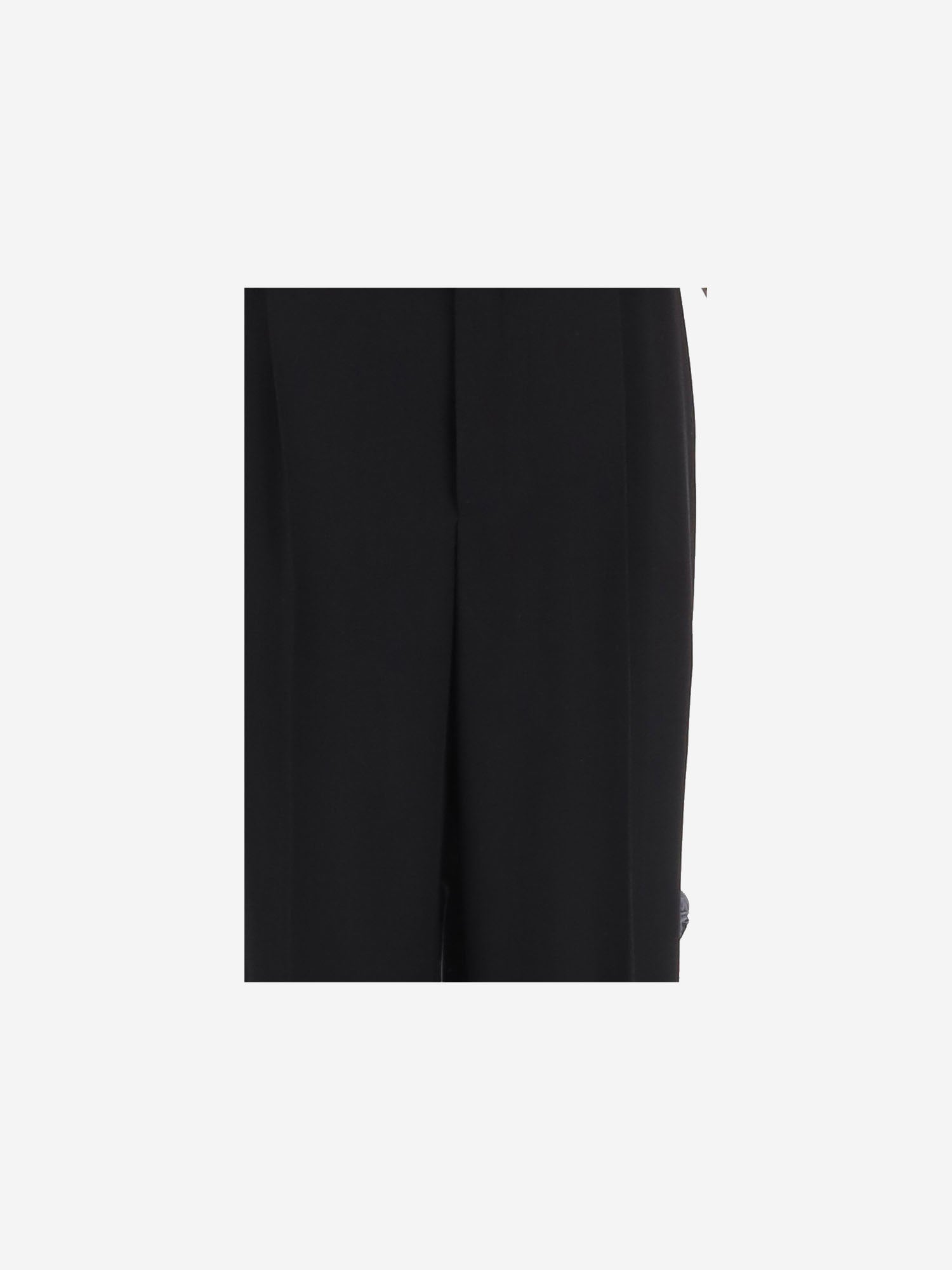 PANTALONI IN SATIN CRÊPE A RIGHE A007RL Y5L951000 SAINT LAURENT 