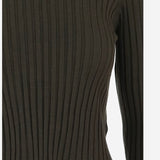 MAGLIA A COSTINE IN MISTO LANA CON BORDI IN PIZZO A008F9 Y77PD3653 SAINT LAURENT 