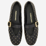 BALLERINE IN NAPPA CON BORCHIE E FIBBIA GANCINI 01L931 001 SALVATORE FERRAGAMO 