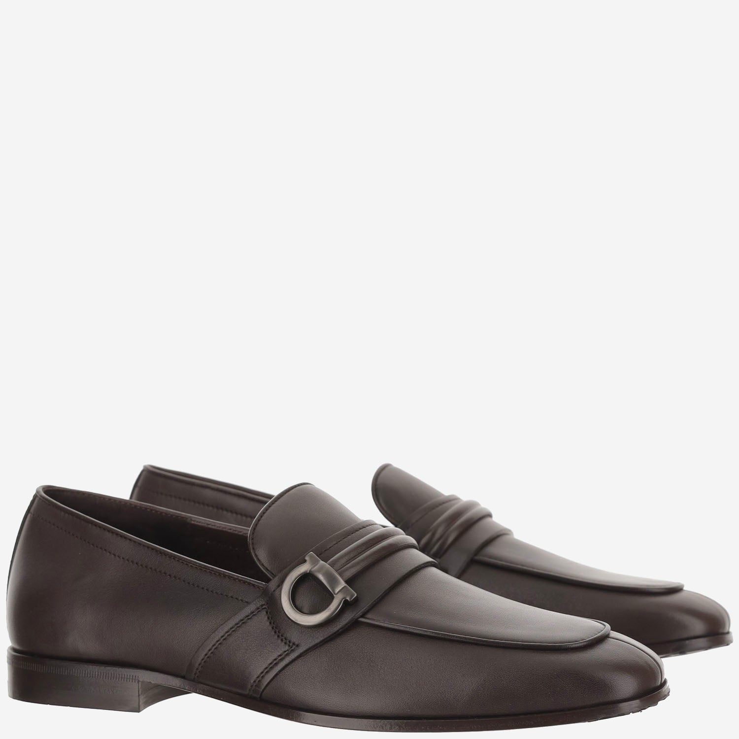 MOCASSINI IN PELLE 02A942 001 SALVATORE FERRAGAMO 