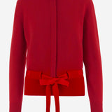 CARDIGAN IN CASHMERE CON LOGO 13I537 002 SALVATORE FERRAGAMO 