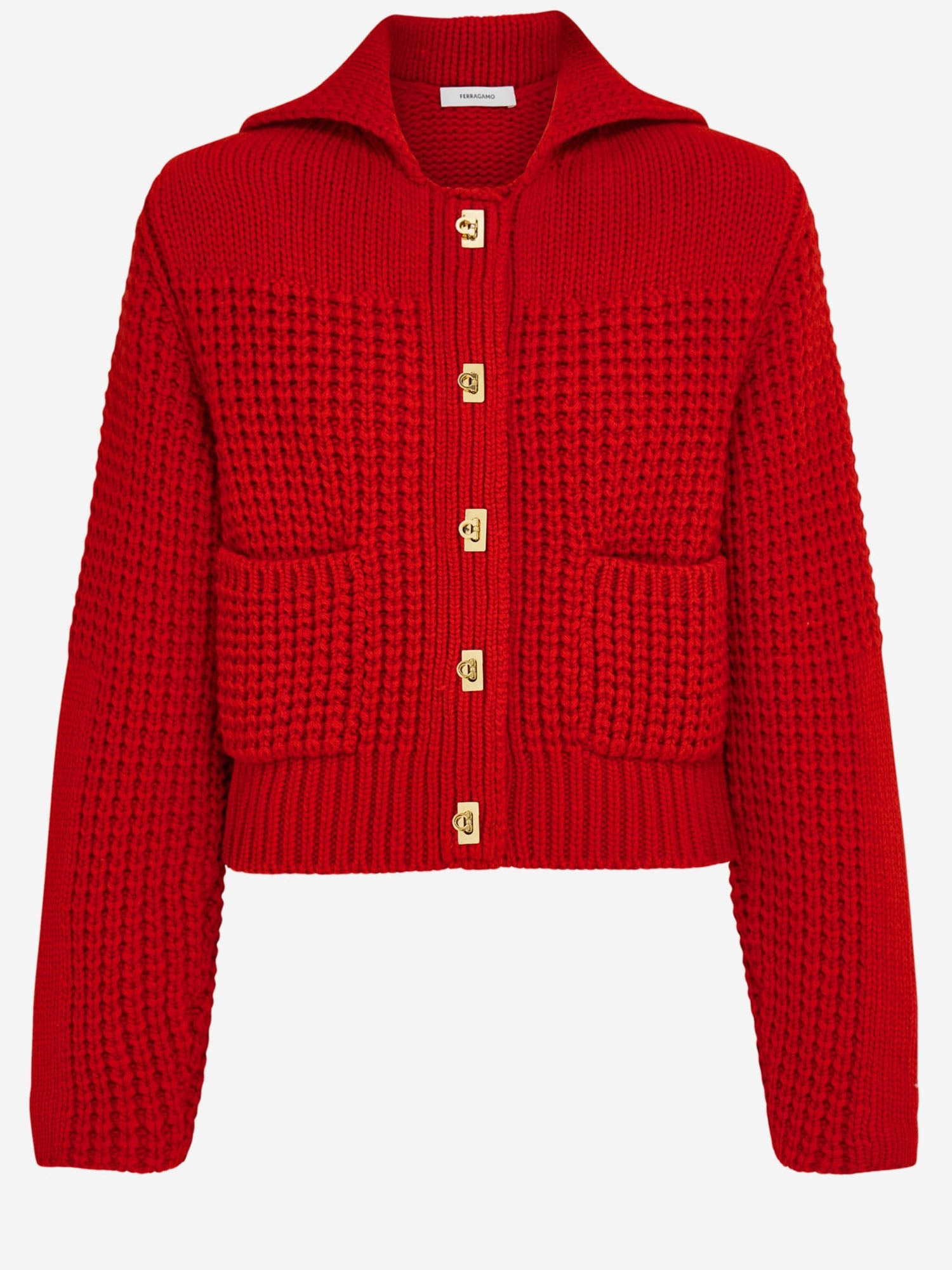 CARDIGAN IN LANA E CASHMERE 13I549 002 SALVATORE FERRAGAMO 
