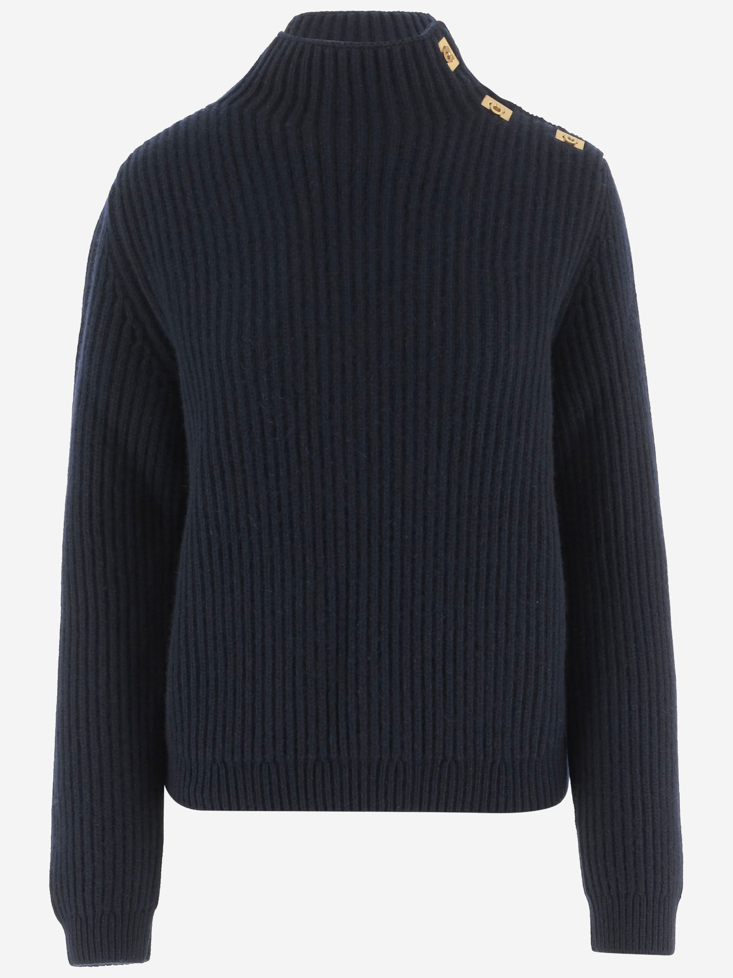 MAGLIONE A COSTE IN LANA E CASHMERE 13I553 003 SALVATORE FERRAGAMO 