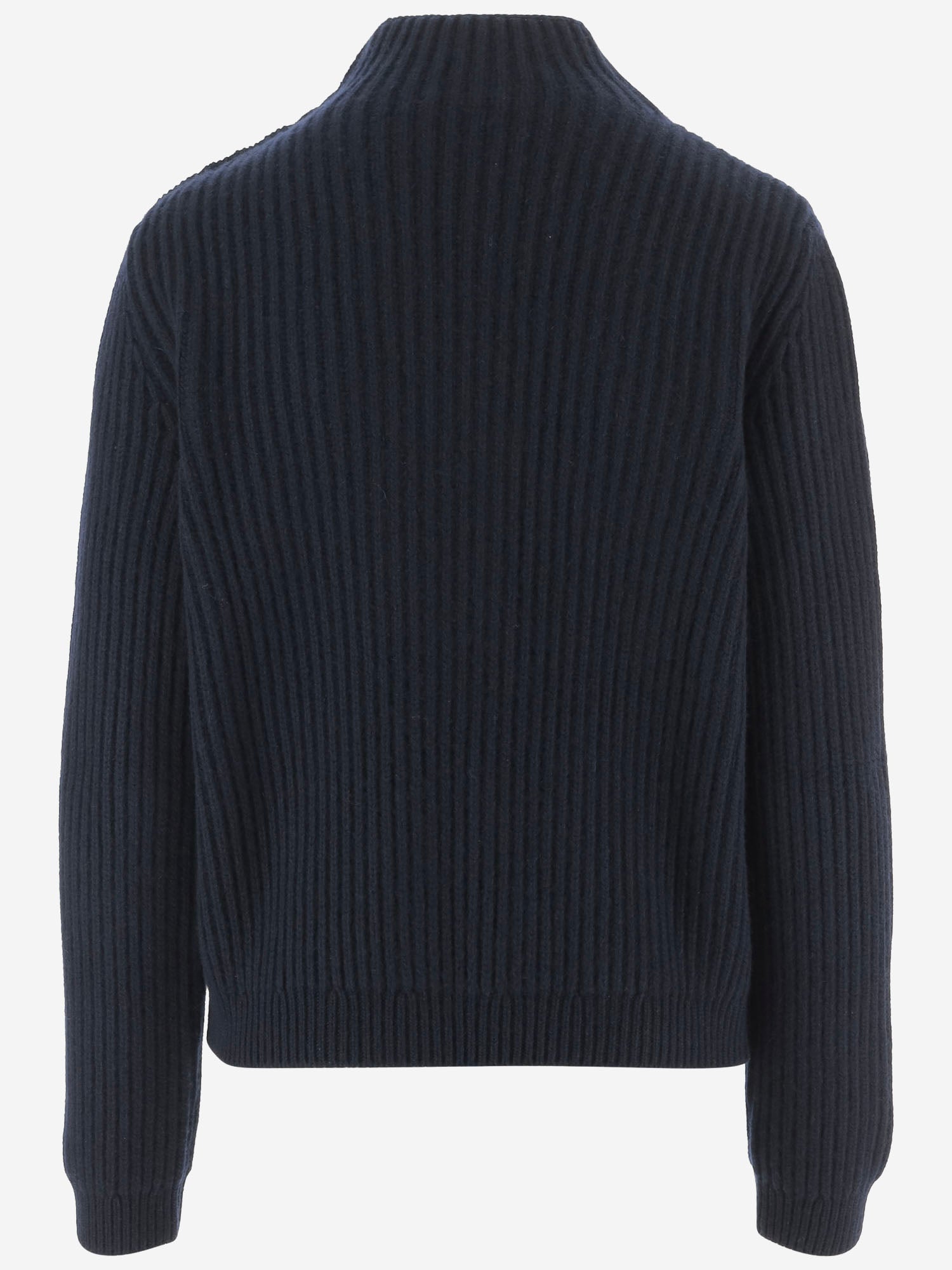 MAGLIONE A COSTE IN LANA E CASHMERE 13I553 003 SALVATORE FERRAGAMO 