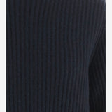 MAGLIONE A COSTE IN LANA E CASHMERE 13I553 003 SALVATORE FERRAGAMO 