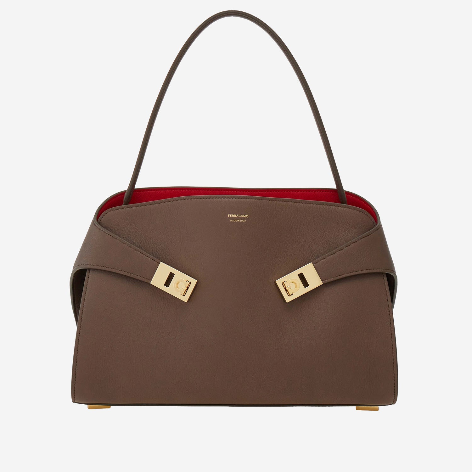 BORSA A SPALLA HUG SOFT IN PELLE 219816 003 SALVATORE FERRAGAMO 