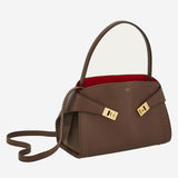 BORSA A SPALLA HUG SOFT IN PELLE 219816 003 SALVATORE FERRAGAMO 