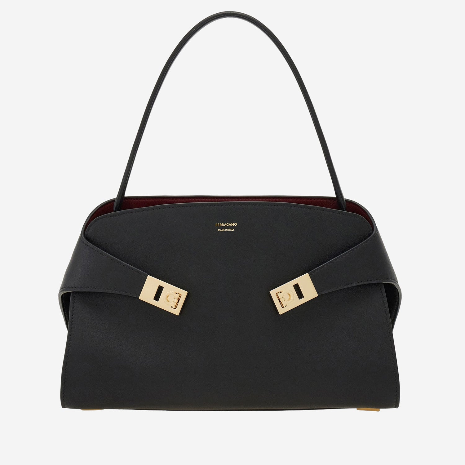 BORSA A SPALLA HUG SOFT IN PELLE 219816 007 SALVATORE FERRAGAMO 