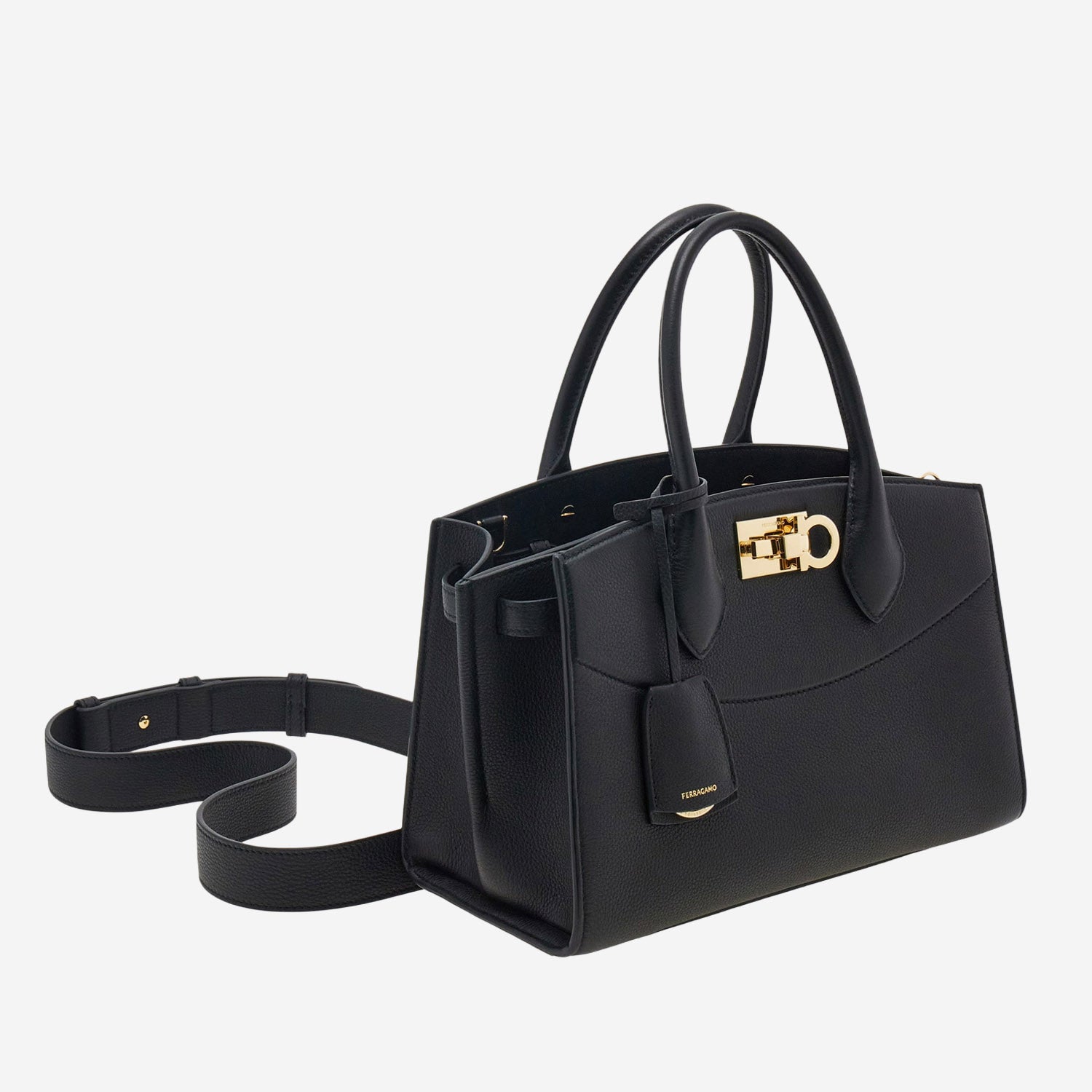Borsa a mano in pelle martellata 21A112 001 SALVATORE FERRAGAMO 