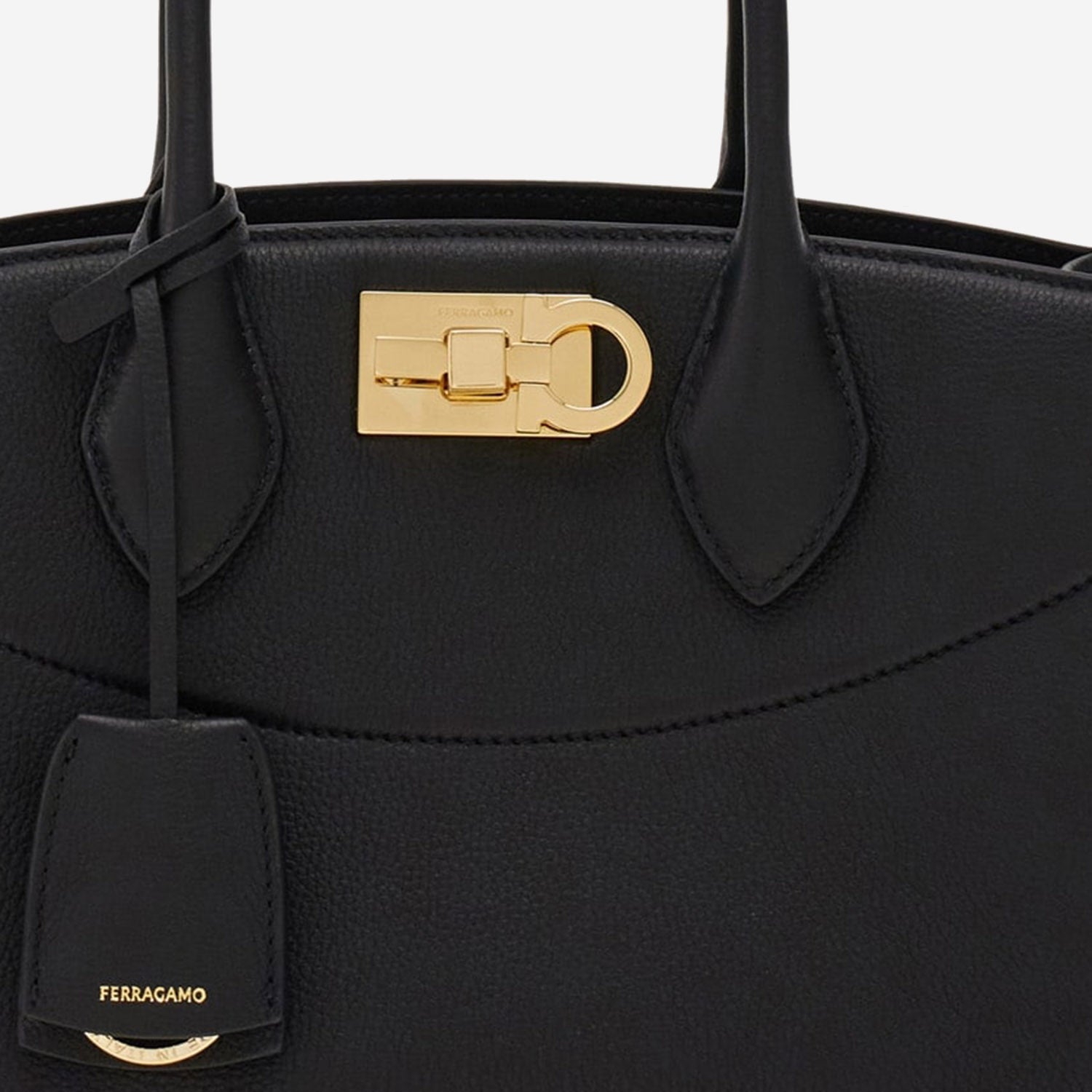 Borsa a mano in pelle martellata 21A112 001 SALVATORE FERRAGAMO 