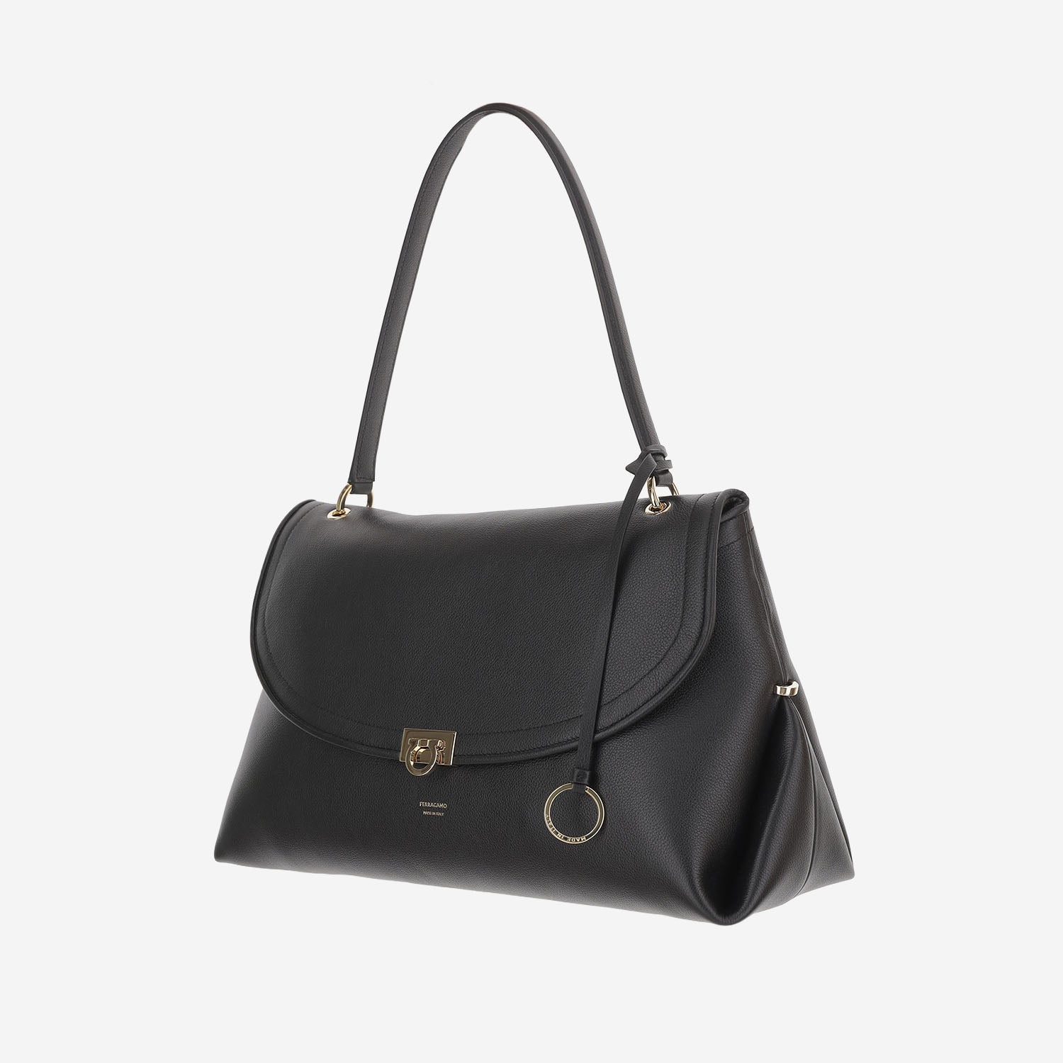 BORSA IN PELLE CON LOGO 21A866 001 SALVATORE FERRAGAMO 