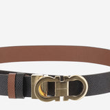 CINTURA GANCINI REVERSIBILE 230294 009 SALVATORE FERRAGAMO 
