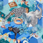 FOULARD IN SETA STAMPA JUNGLE PARTY 310242 003 SALVATORE FERRAGAMO 