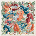 Foulard in seta stampa Jungle party 310242 005 SALVATORE FERRAGAMO 