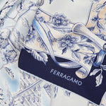 FOULARD IN SETA CON STAMPA VOYAGE 310244 001 SALVATORE FERRAGAMO 