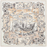 FOULARD IN SETA CON STAMPA VOYAGE 310244 003 SALVATORE FERRAGAMO 