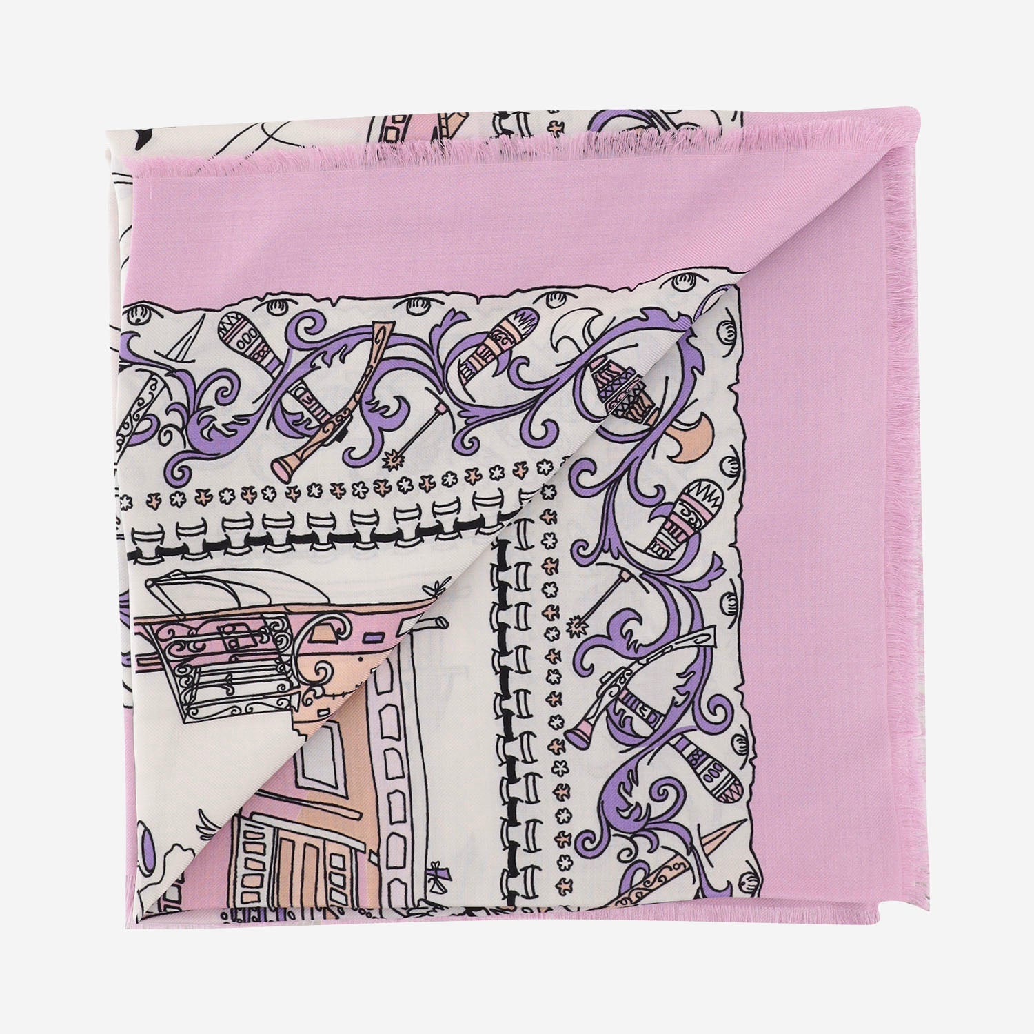 FOULARD IN LANA E SETA 321279 001 SALVATORE FERRAGAMO 