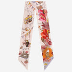 MINI BANDEAU IN SETA CON STAMPA JUNGLE PARTY 321281 002 SALVATORE FERRAGAMO 