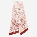 BANDEAU IN SETA CON STAMPA VOYAGE 321284 002 SALVATORE FERRAGAMO 