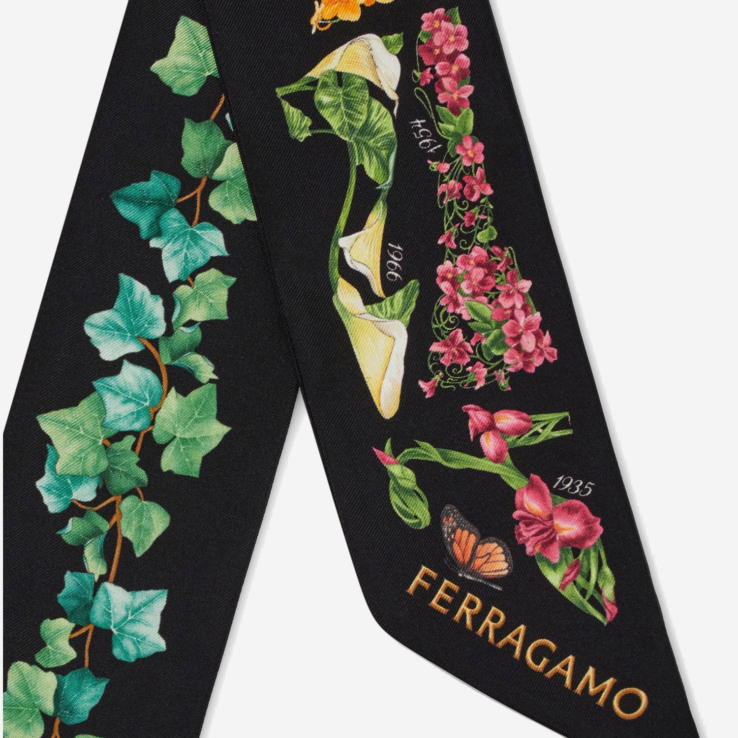 MINI BANDEAU IN SETA CON STAMPA EDEN 321289 003 SALVATORE FERRAGAMO 