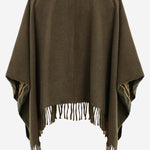 CAPPA IN CASHMERE con frange 321320 002 SALVATORE FERRAGAMO 