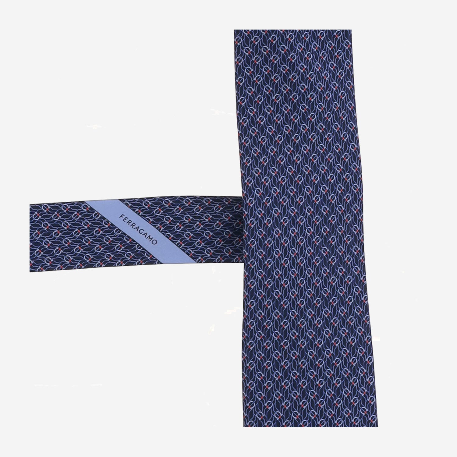 CRAVATTA IN SETA CON MOTIVO FANTASIA 350950 001 SALVATORE FERRAGAMO 