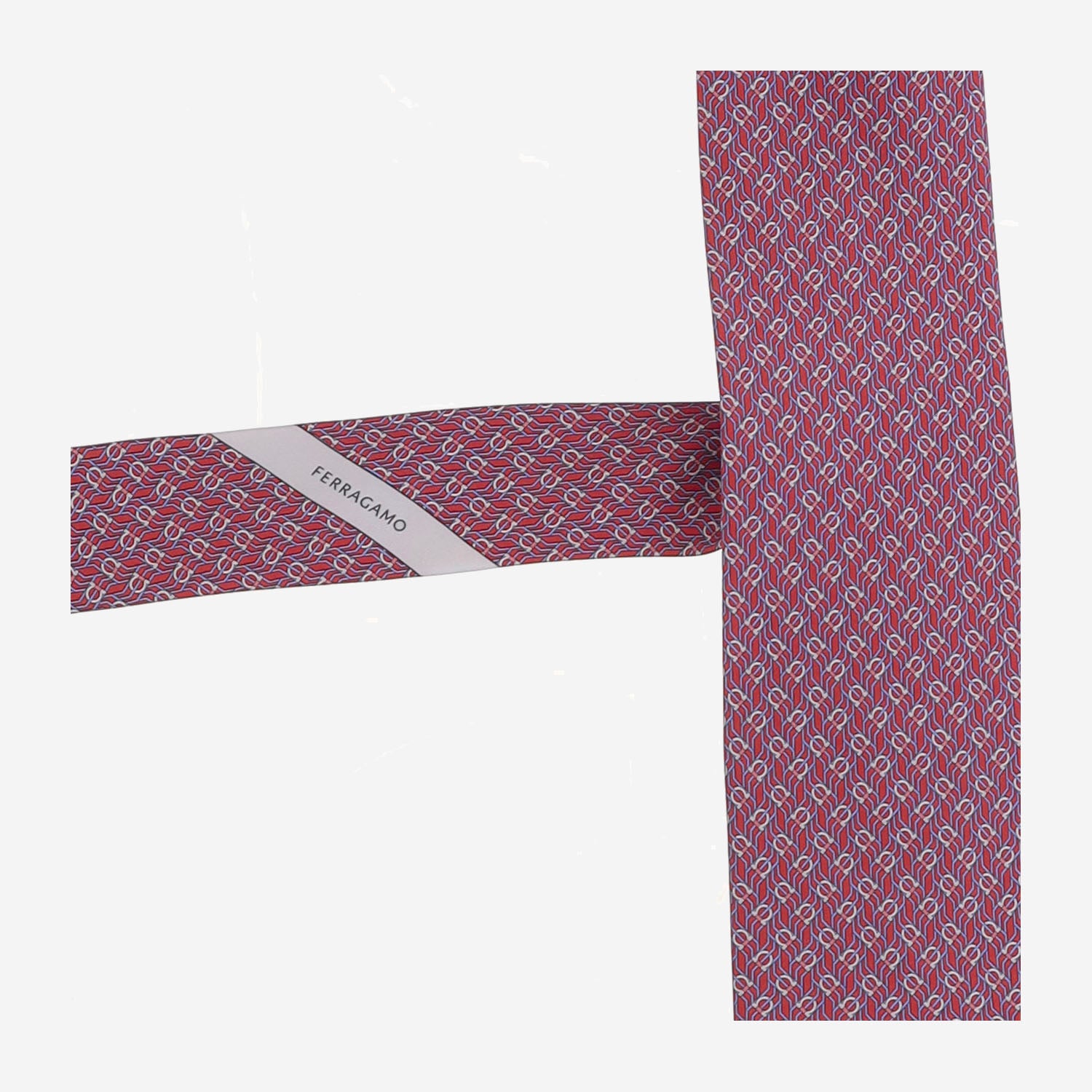 CRAVATTA IN SETA CON MOTIVO FANTASIA 350950 004 SALVATORE FERRAGAMO 