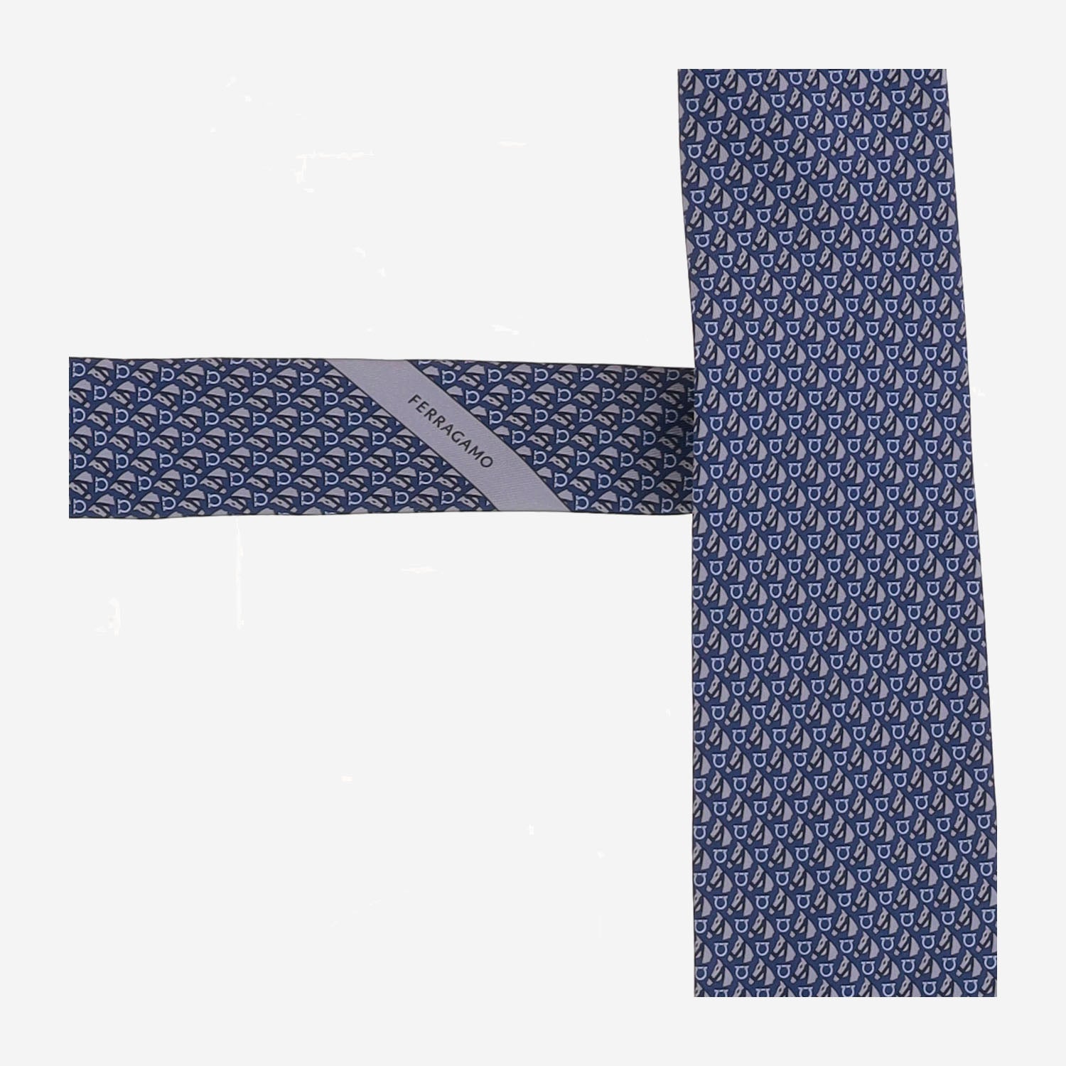 CRAVATTA IN SETA CON MOTIVO FANTASIA 350979 002 SALVATORE FERRAGAMO 