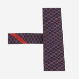 CRAVATTA IN SETA CON MOTIVO FANTASIA 351204 001 SALVATORE FERRAGAMO 