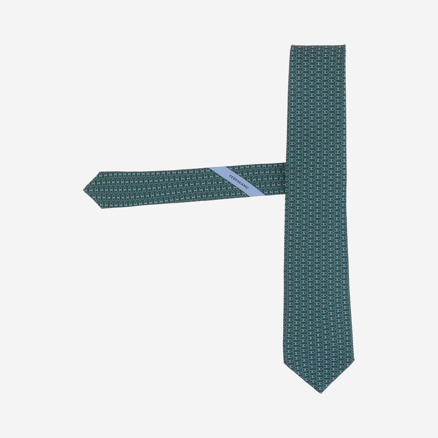 CRAVATTA IN SETA CON MOTIVO FANTASIA 351217 007 SALVATORE FERRAGAMO 