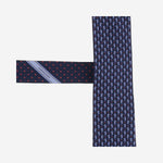 CRAVATTA IN SETA CON MOTIVO FANTASIA 351438 002 SALVATORE FERRAGAMO 