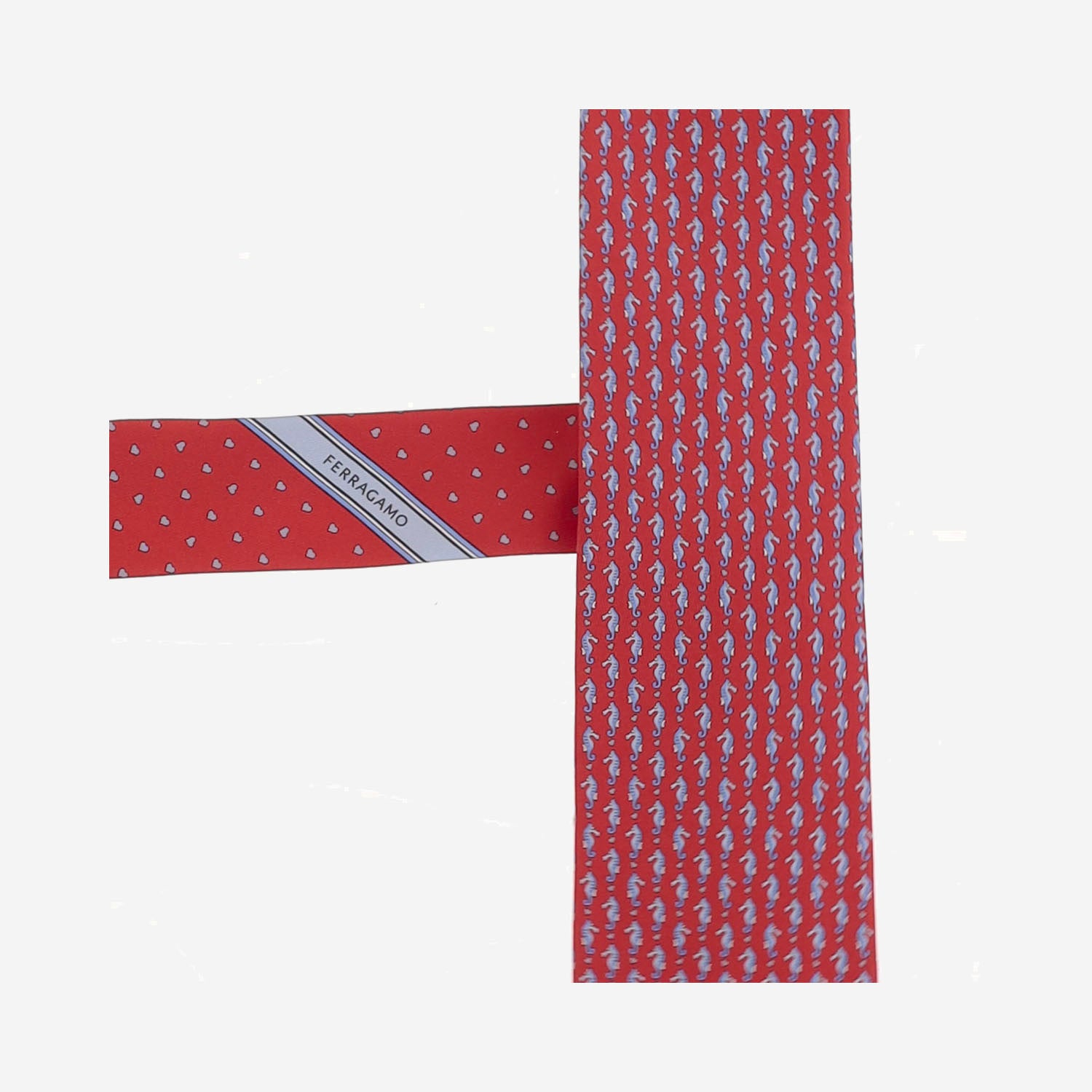 CRAVATTA IN SETA CON MOTIVO FANTASIA 351438 004 SALVATORE FERRAGAMO 