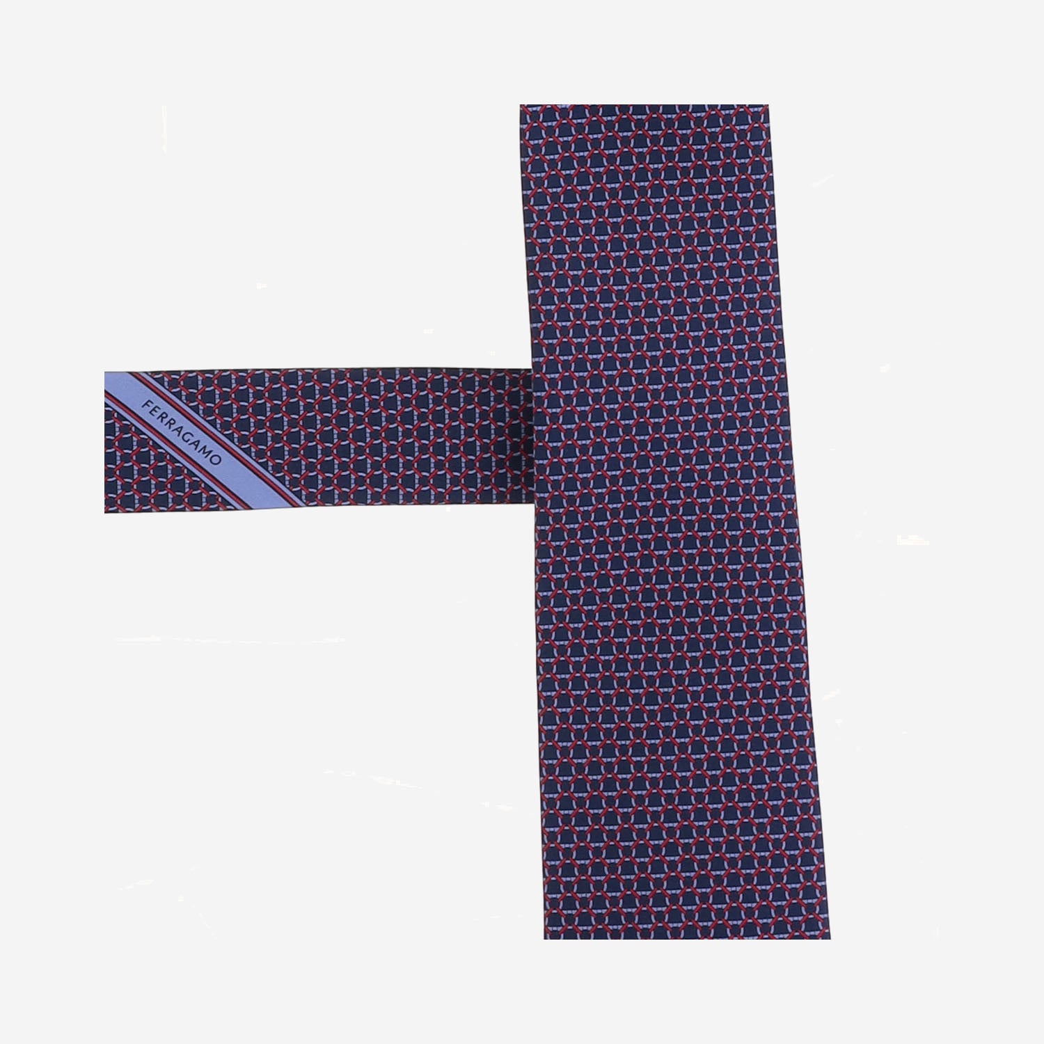 CRAVATTA IN SETA CON MOTIVO FANTASIA 351445 001 SALVATORE FERRAGAMO 
