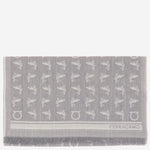 SCIARPA IN LANA CON MOTIVO FANTASIA 520184 001 SALVATORE FERRAGAMO 