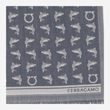 SCIARPA IN LANA CON MOTIVO FANTASIA 520184 002 SALVATORE FERRAGAMO 
