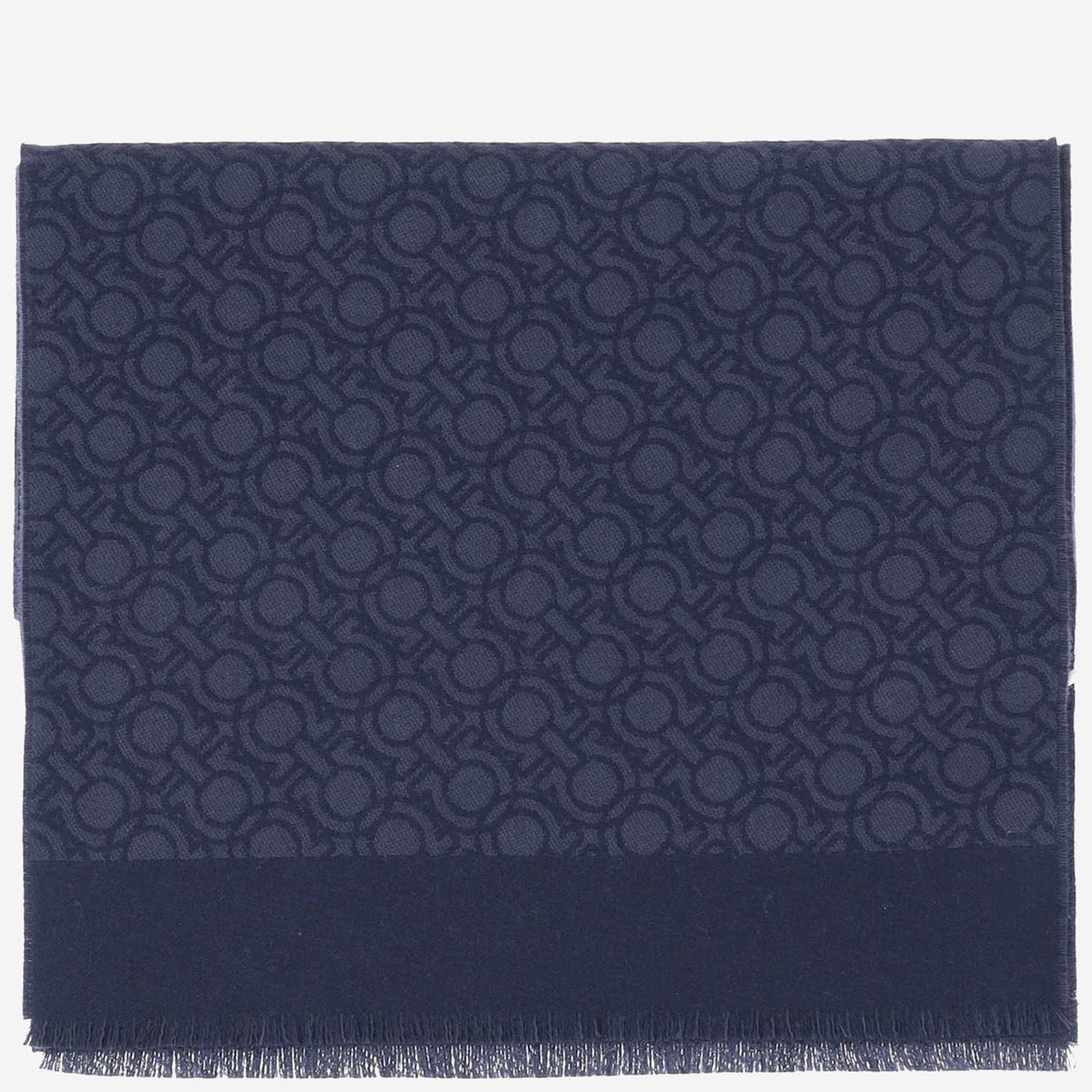 SCIARPA GANCINI IN LANA 520187 001 SALVATORE FERRAGAMO 