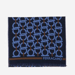 SCIARPA GANCINI IN LANA 520189 001 SALVATORE FERRAGAMO 