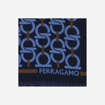 SCIARPA GANCINI IN LANA 520189 001 SALVATORE FERRAGAMO 