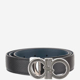 CINTURA GANCINI REVERSIBILE IN PELLE 670644 002 SALVATORE FERRAGAMO 