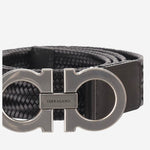 CINTURA INTRECCIATA CON FIBBIA GANCINI 670737 003 SALVATORE FERRAGAMO 