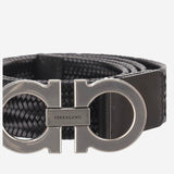 CINTURA INTRECCIATA CON FIBBIA GANCINI 670737 003 SALVATORE FERRAGAMO 