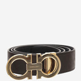 CINTURA GANCINI REVERSIBILE IN PELLE 679710 082 SALVATORE FERRAGAMO 