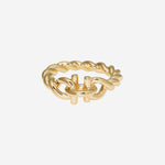 ANELLO GANCINI TORCHON IN OTTONE 760990 001 SALVATORE FERRAGAMO 
