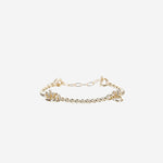 BRACCIALE GANCINI TORCHON IN OTTONE 760991 001 SALVATORE FERRAGAMO 